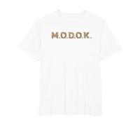 Marvel Ant-Man and The Wasp: Quantumania MODOK Name Logo Camiseta, Hombre Tallas Grandes, Blanco, 6X Alto