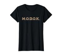 Marvel Ant-Man and The Wasp: Quantumania MODOK Name Logo Camiseta, Mujer, Negro, XL