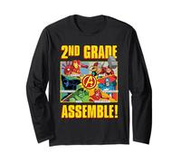 Marvel Avengers 2nd Grade Assemble! First Day Back to School Manga Larga