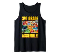 Marvel Avengers 3rd Grade Assemble! First Day Back to School Camiseta sin Mangas