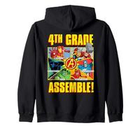Marvel Avengers 4th Grade Assemble! First Day Back to School Sudadera con Capucha