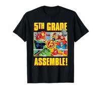 Marvel Avengers 5th Grade Assemble! First Day Back to School Camiseta