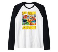 Marvel Avengers 5th Grade Assemble! First Day Back to School Camiseta Manga Raglan