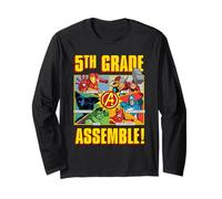Marvel Avengers 5th Grade Assemble! First Day Back to School Manga Larga