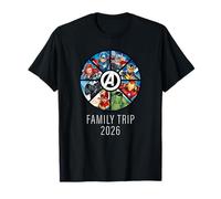 Marvel Avengers A-Logo Circle Super Hero Family Trip 2026 Camiseta