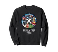 Marvel Avengers A-Logo Circle Super Hero Family Trip 2026 Sudadera