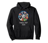 Marvel Avengers A-Logo Circle Super Hero Family Trip 2026 Sudadera con Capucha