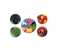 Marvel Avengers (Avengers Assemble) - Juego de 5 insignias de botón, Estaño