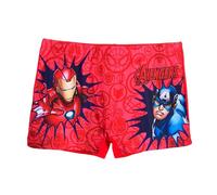 Marvel Avengers Bañador para Niño, Diseño Los Vengadores Shorts de Baño Bañador Infantil, Talla 10 Años | Rojo