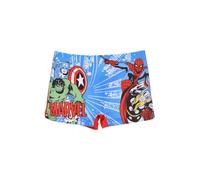 Marvel Avengers Bañador para Niño, Diseño Los Vengadores Shorts de Baño Boxer, Bañador de Natación Infantil, Talla 8 Años, Rojo