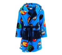 Marvel Avengers Bata para Niños, Batin de Estar por Casa Infantil, Los Vengadores Bata de Casa Polar Suave, Batin de Casa Regalo para Niños, Talla 8 Años | Azul