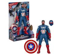 Marvel Figura de acción Capitán América Flight Mode Brave New World, 22 cm, con accesorios, 4+