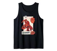 Marvel Avengers Captain America Legendary Dad Father's Day Camiseta sin Mangas