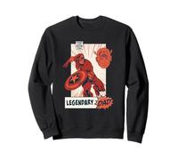 Marvel Avengers Captain America Legendary Dad Father's Day Sudadera