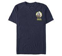 Marvel Avengers Classic - Strange Badge Organic Short Sleeve T-Shirt, Camiseta Unisex Adulto, Azul Marino, XL