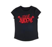 Marvel Avengers Classic Street Widow-Camiseta de Manga Larga para Mujer, Negro, M