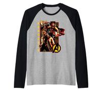 Marvel Avengers Doomsday Avengers Captain America and Thor Camiseta Manga Raglan