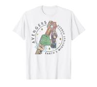 Marvel Avengers Earth's Mightiest Heros Forms Team Logo Camiseta