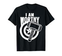 Marvel Avengers Endgame Captain America I Am Worthy Camiseta