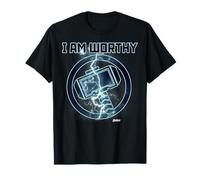 Marvel Avengers Endgame Captain America I Am Worthy Symbol Camiseta