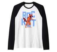 Marvel Avengers Endgame Guardian of The Galaxy Rocket Camiseta Manga Raglan