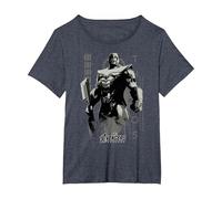 Marvel Avengers Endgame Proud Thanos Camiseta, Mujer Tallas Grandes, Azul Jaspeado, 5XL Grande