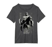 Marvel Avengers Endgame Proud Thanos Camiseta, Mujer Tallas Grandes, Jaspeado Oscuro, 5XL Grande