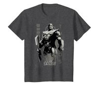 Marvel Avengers Endgame Proud Thanos Camiseta, Niños, Jaspeado Oscuro, 4 años