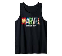 Marvel Avengers Family Trip Matching Vacation Logo Camiseta sin Mangas