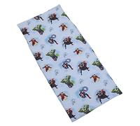 Marvel Avengers Fight The Foes Blue, Red, and Green Hulk, Iron Man, Thor, Captain America Preschool Nap Pad Sheet