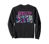 Marvel Avengers Hawkeye Classic Retro Comics Costume Panels Sudadera