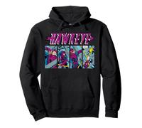Marvel Avengers Hawkeye Classic Retro Comics Costume Panels Sudadera con Capucha
