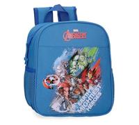 Marvel Avengers Heroes Mochila Preescolar Adaptable a Carro Azul 21x25x10 cms Poliéster 5,25L