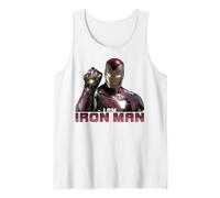 Marvel Avengers I Am Iron Man Gauntlet Retrato Camiseta sin Mangas