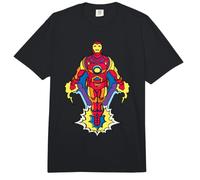 Marvel Avengers Iron-Man Pop Art Stylized Flying Portrait Comfort Colors Adult Heavyweight T-Shirt