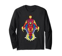 Marvel Avengers Iron-Man Pop Art Stylized Flying Portrait Manga Larga