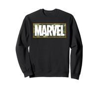 Marvel Avengers Large Chest Marvel Classic & Camouflage Logo Sudadera