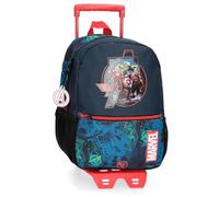 Marvel Avengers Los Vengadores Mochila Escolar, Azul, 25x32x12 cms