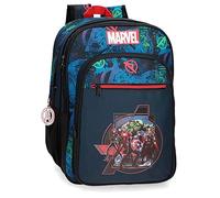 Marvel Avengers Los Vengadores Mochila Escolar, Azul, 30x40x13 cms