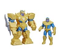 Marvel Avengers Mech Strike 9-Inch Action Figure Toy Infinity Mech Suit Thanos and Blade Weapon For Kids Ages 4 and Up