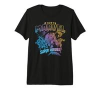 Marvel Avengers Mighty Marvel Super Heros Team Up Vintage Camiseta Premium