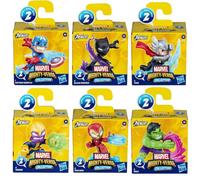 Marvel Avengers Mighty-Verse Collection - Figuras de juego de 6 cm, serie 2, juego completo de los 6