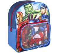 Marvel Avengers Mochila Infantil Azul De Poliéster Guardería Jardín