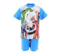 Marvel Avengers Niños Pijama Corto (Azul,7 años)