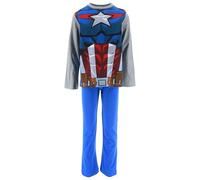 Marvel Avengers Niños Pijama Largo (Azul,4 años)