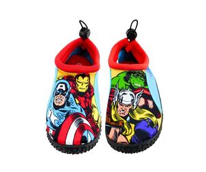 Marvel Avengers Sandalias Agua Niños, Escarpines Antideslizantes, Zapatos Acuáticos, Aquashoes, Talla EU 34