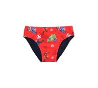 Marvel Avengers Slip Baño para Niño, Bañador Diseño Hulk Iron Man y Capitan America Shorts de Baño Bañador Infantil, Talla 6 Años | Rojo