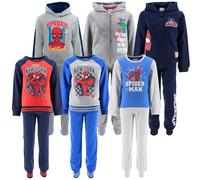 Marvel Avengers Spiderman - Chándal completo de 2 piezas sudadera y pantalón - Niño - Otoño Invierno - Licencia Oficial, gris, 4 años