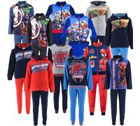 Marvel Avengers Spiderman - Mono completo de 2 piezas con sudadera y pantalones - Niño - Otoño Invierno - Licencia Oficial, Spiderman 1186 Azul Marino, 3 años