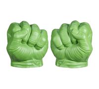 Marvel Avengers Súper Puños Gamma de Hulk, Guantes de Goma Verdes, Juguetes de D